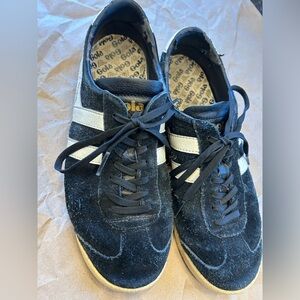 Gola Women’s Black and White Suede Sneakers